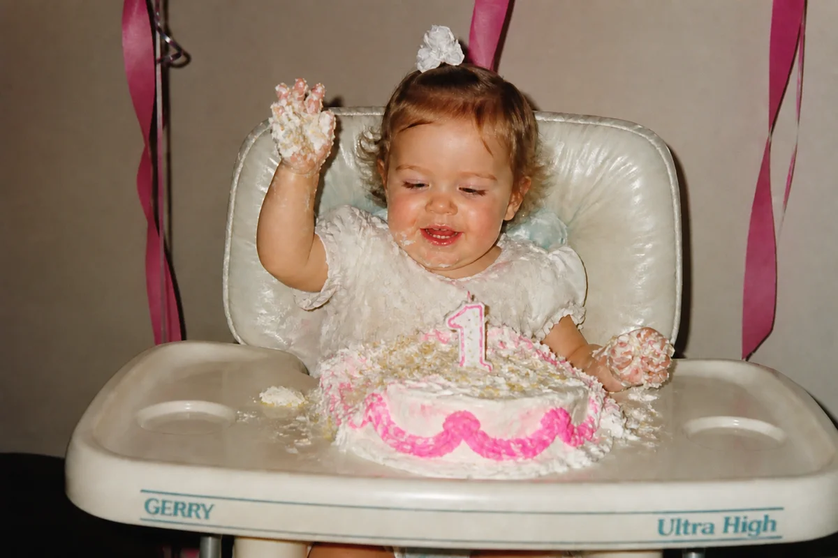 Revive Baby Photos from the 90s — after editing