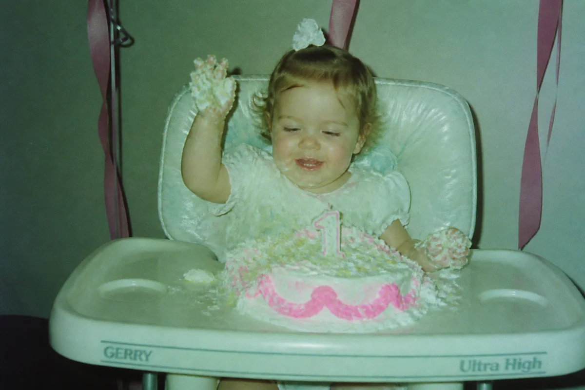 Revive Baby Photos from the 90s — before editing