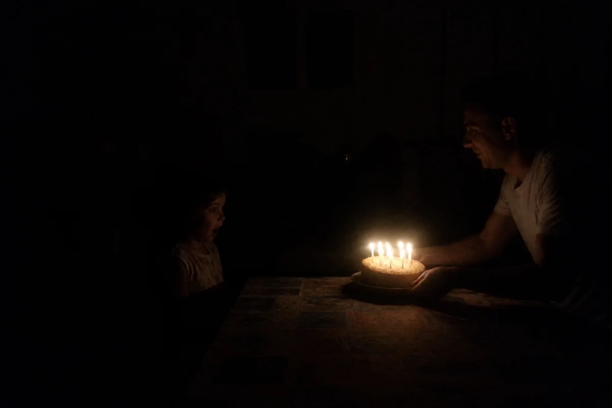 Rescue the Candle-Lit Birthday Photos — before editing