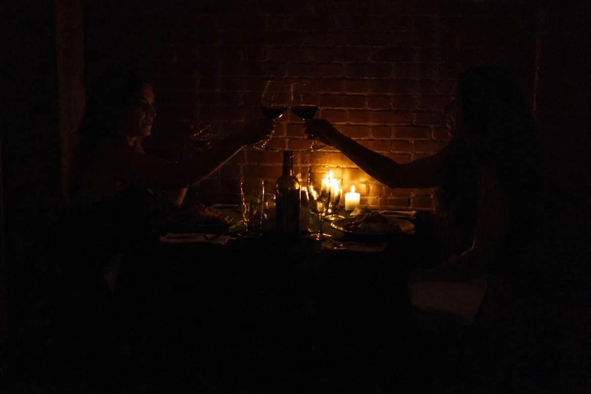 Rescue Photos from Dark Restaurants — before editing
