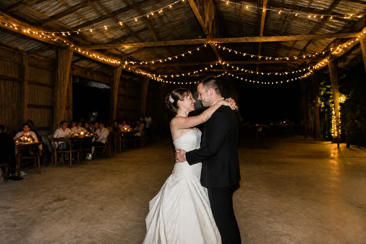 Rescue Dark Wedding Reception Photos — after editing
