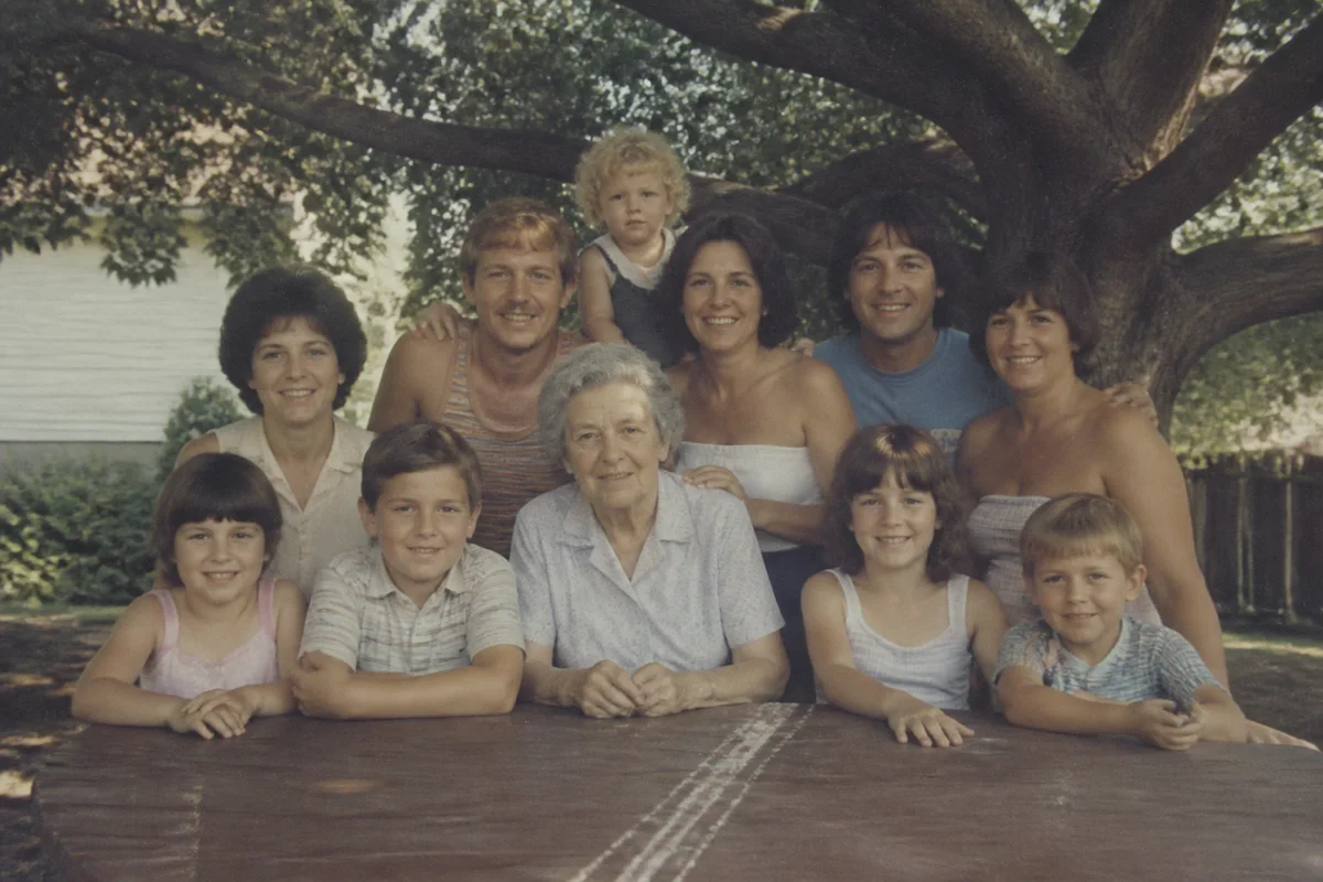 Get Old Photos Slideshow-Ready for the Reunion — before editing