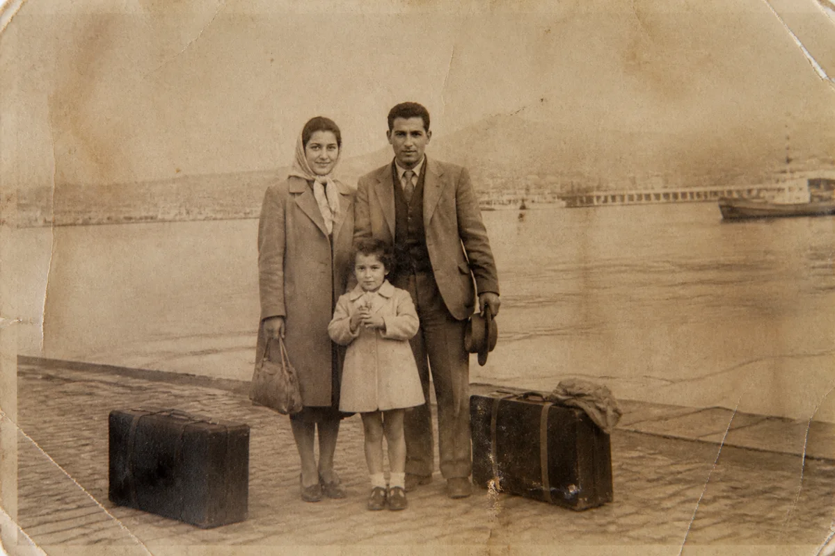 Restore the Portrait That Crossed an Ocean — before editing