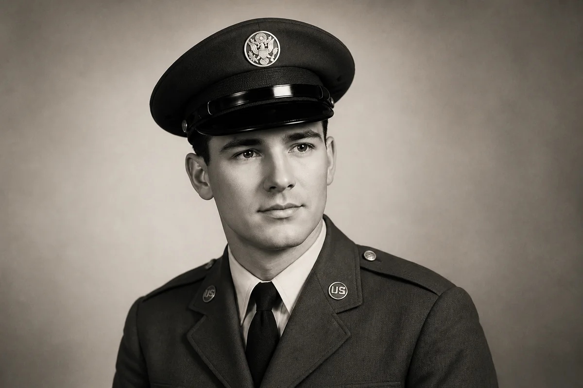 Restore a Veteran's Service Photo — after editing