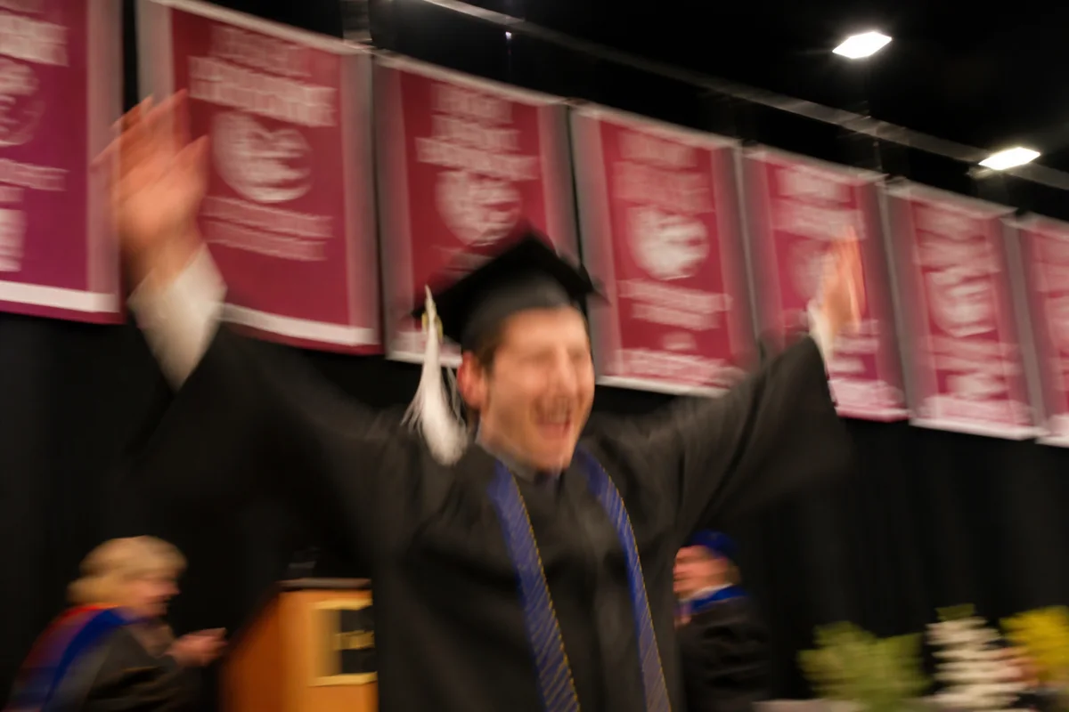 Rescue the Shaky Graduation Photos — before editing